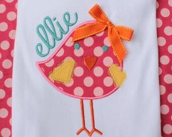 Tweety Bird Applique Machine Embroidery Design