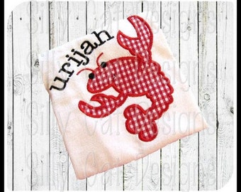 Crawfish Applique Design