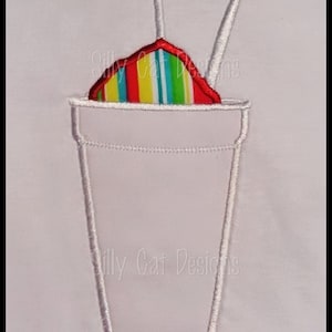 Snowball Applique Machine Embroidery Design
