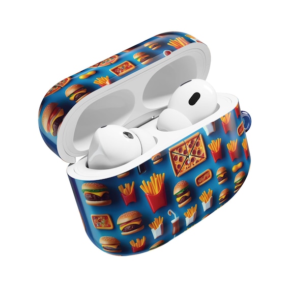 Fast Food Fun AirPod Case, Cute Airpods Cover, Gift for Food