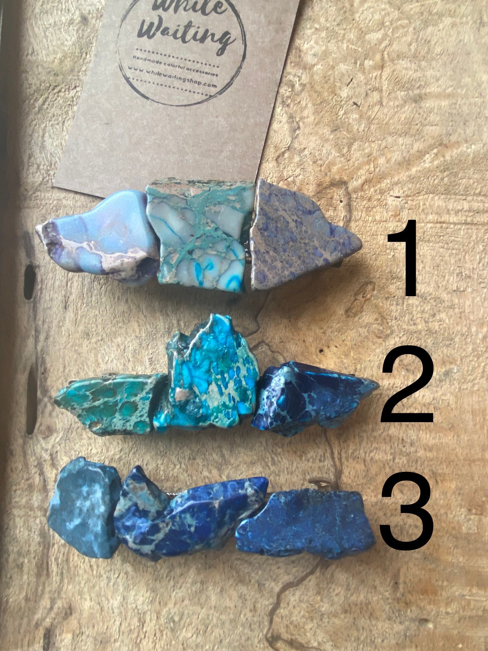 Extra large blue stone hair clip/ western hair barrette / druzy hair clip/ hair accessory raw stone hair clip/ hair barrette 4 inch Extra large blue stone hair clip/ western hair barrette / druzy hair clip/ hair accessory raw stone hair clip/ hair barrette 4 inch