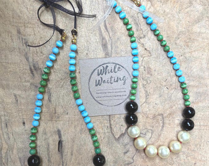 bright choker pearl necklace