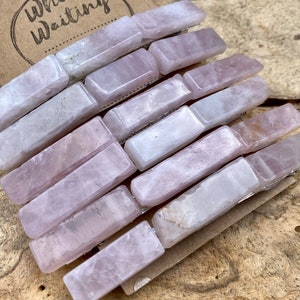 Rose Quartz Hair Clip: Extra Large Pink Stone Barrette (4 Inch)