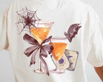 Bebidas de Halloween de brujas PNG, gráfico de brebaje de brujas, diseño de camiseta de temporada espeluznante, taza de café de Halloween PNG, sublimación de Halloween vintage PNG