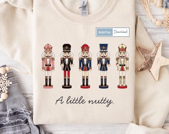 Christmas Nutcracker Png Design, Vintage Nutcracker Png Bundle, Merry Christmas Tshirt Sublimation Design Digital Download