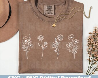 Bouquet di fiori selvatici retrò in formato PNG, fiori primaverili stravaganti in formato PNG, fiore estetico Coquette in formato PNG, floreale alla moda in formato PNG, clipart floreale boho vintage