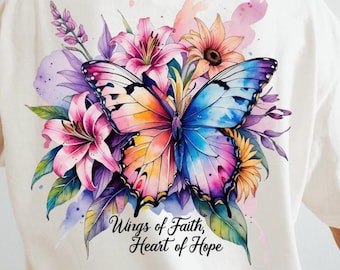Puissant ensemble d'écritures chrétiennes PNG, verset de la Bible Sublimation florale, Sublimation populaire de PNG chrétiens, modèles de t-shirt Jésus