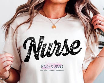 Retro Nurse Checkered Stars Svg, Nurse Life Svg Png, Nurse Appreciation Svg, Nursing School Png, Nurse Sublimation Design, Gift for Nurse