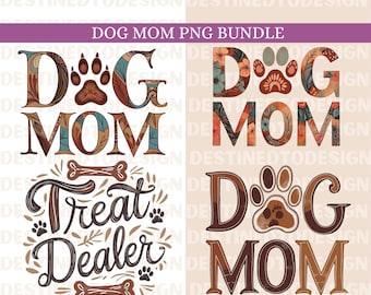 Boho Dog Mom PNG Bundle, Dog Mama Sublimation Clipart, Dog Mum Tshirt Png, Kawaii Dog Png, Dog Mom Era Png, Dogtrovert Png, Cute Dog Mom Png