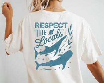 Achtung der Einheimischen png , Pod png, Sommer Tshirt Design, Walhai png, Speichern Sie den Ozean png, Ozean-Liebhaber Geschenke trendy tshirt, Sublimation png