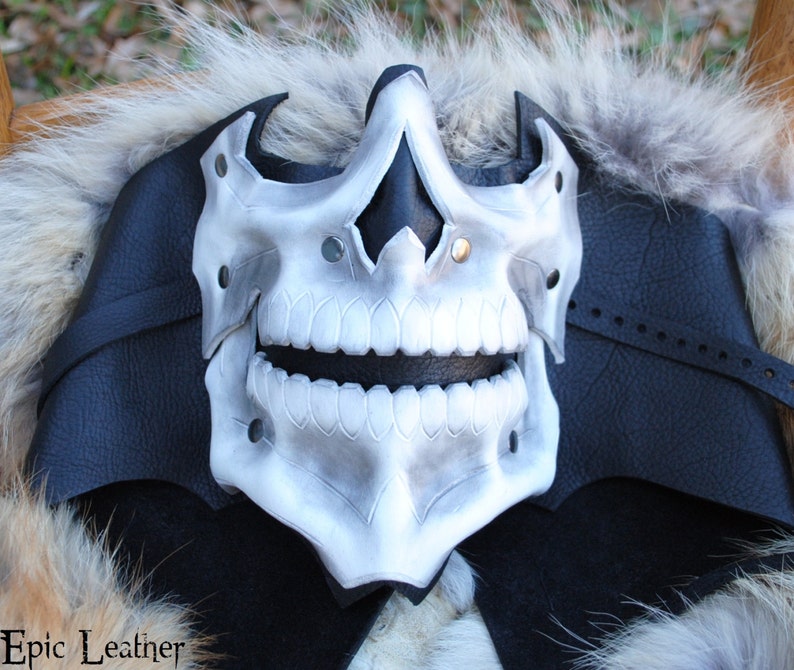 Skull Motorcycle Mask and Neck Guard Etsy