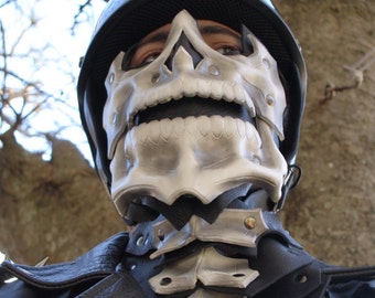 Skull Motorcycle Mask and Neck Guard