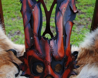 Steampunk Spliced Bunny 2.0 Leather Mask