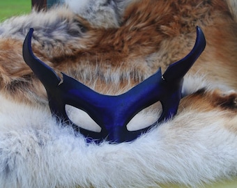 Amethyst Imp Leather Mask