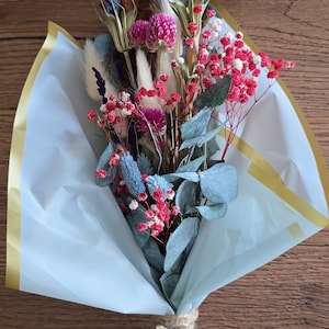 dried flower bouquet large