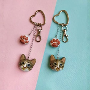 Personalized Pet Keychain Pet Customise Cat Keyring Cat Memorial Gift Pet Memorial Keychain Dog Keychain Dog Cat Pet Lover Gift Pet Loss