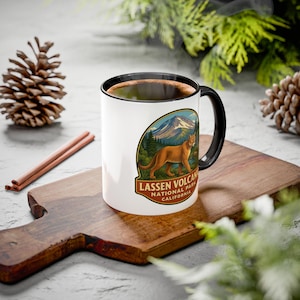 Lassen Volcanic National Park Mugs - Fun Travel Gifts, Nature Lover&#39;s Coffee Cup, Adventure Mug, Eco-Friendly Drinkware
