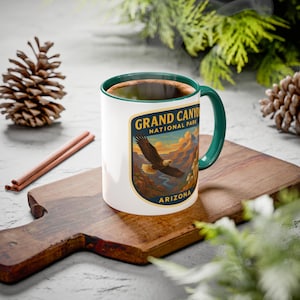 Grand Canyon National Park Mugs - Nature Lover's Coffee Cup, Gift for Hikers, Eco-Friendly Travel Mug, Art Inspired by National Parks