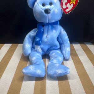 1999 Holiday Teddy TY Beanie Baby w/ Errors