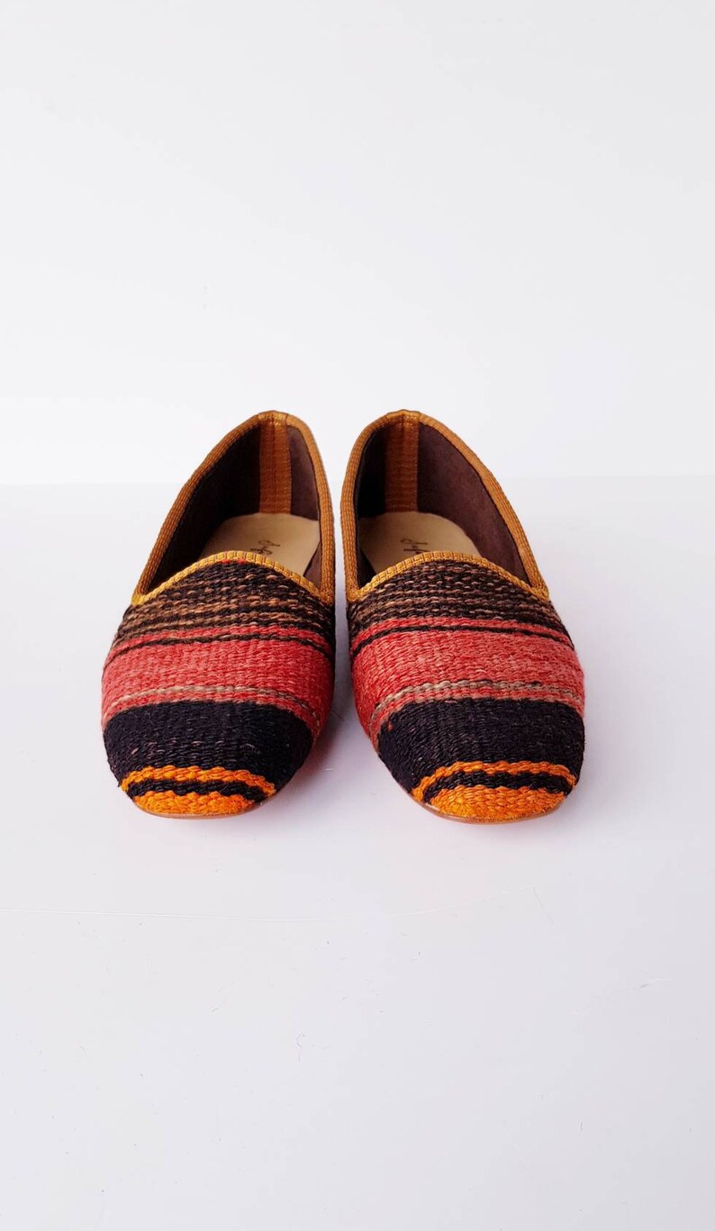 Vintage Kilim Shoes handmade for Women size Euro 41 Shipping Etsy
