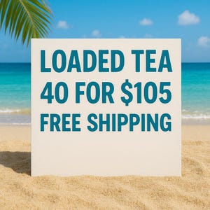 Sugar-Free Loaded Tea Packets: 40-Flavor Energy Drink Mix