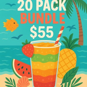 Sugar-Free Loaded Tea Mix: Pick Your Flavors, Energy Boost (20 Single-Serve Pouches)
