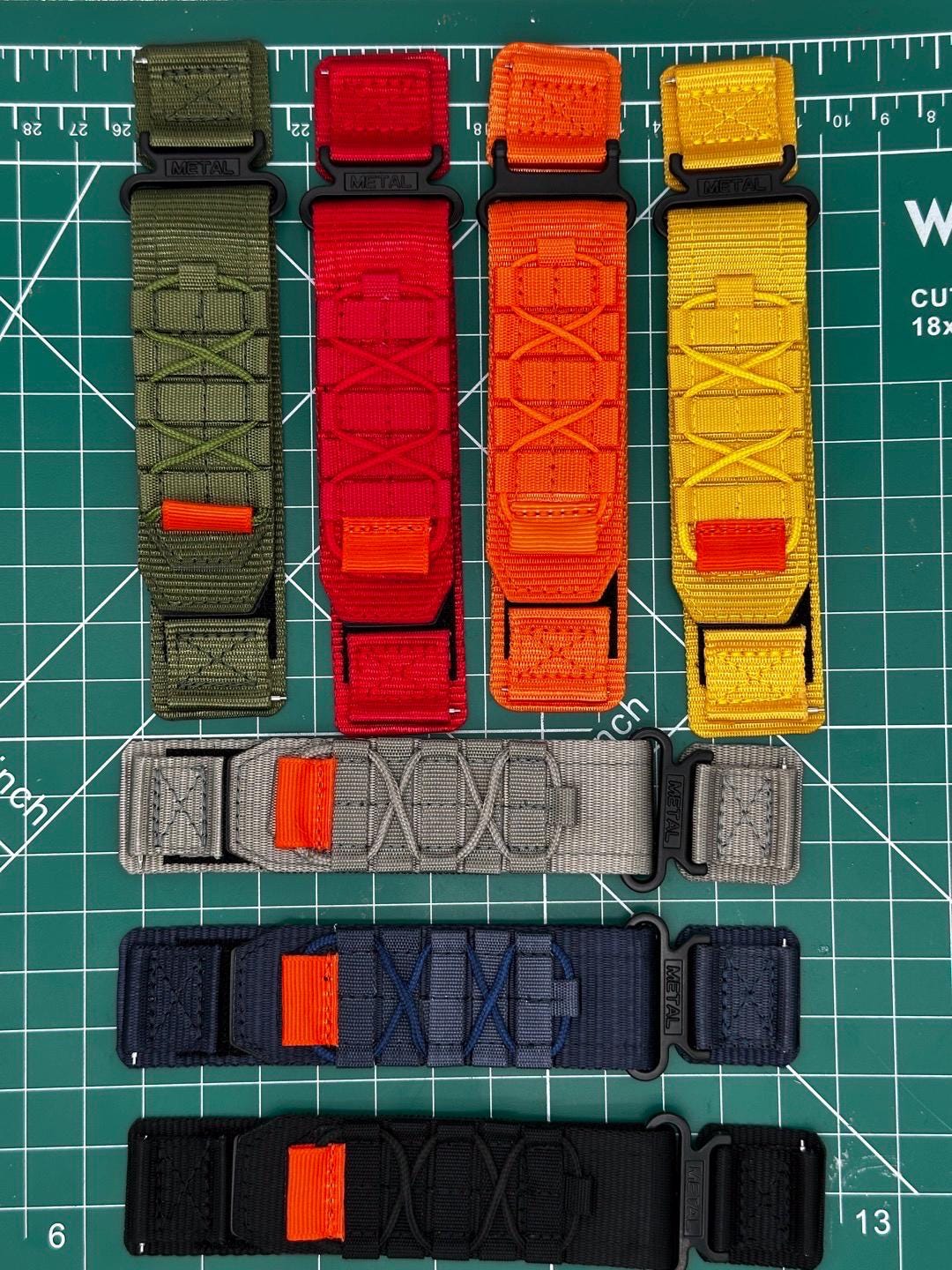Watch Rope Strap Woven Nylon Hook & Loop Watch Strap, Military Style, 20mm 22mm - Etsy