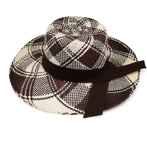 Genuine Panama Hat From Ecuador | Handmade | Cream-brown  display picture 1