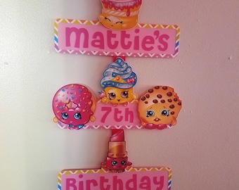 Shopkins Party Sign