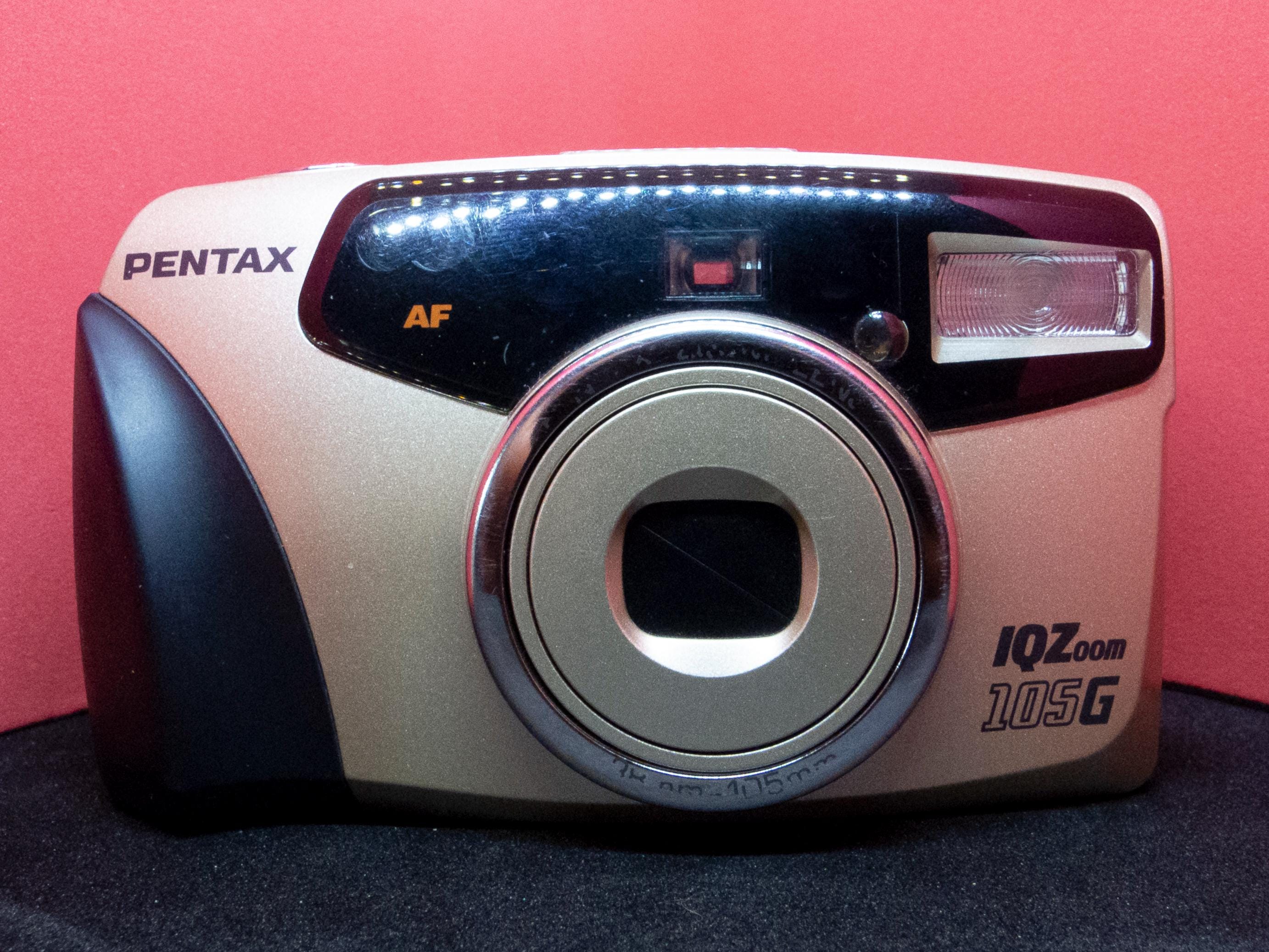 Pentax Iqzoom 105G: Film Tested 35mm Camera Battery Included