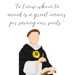 St. Thomas Aquinas Printable