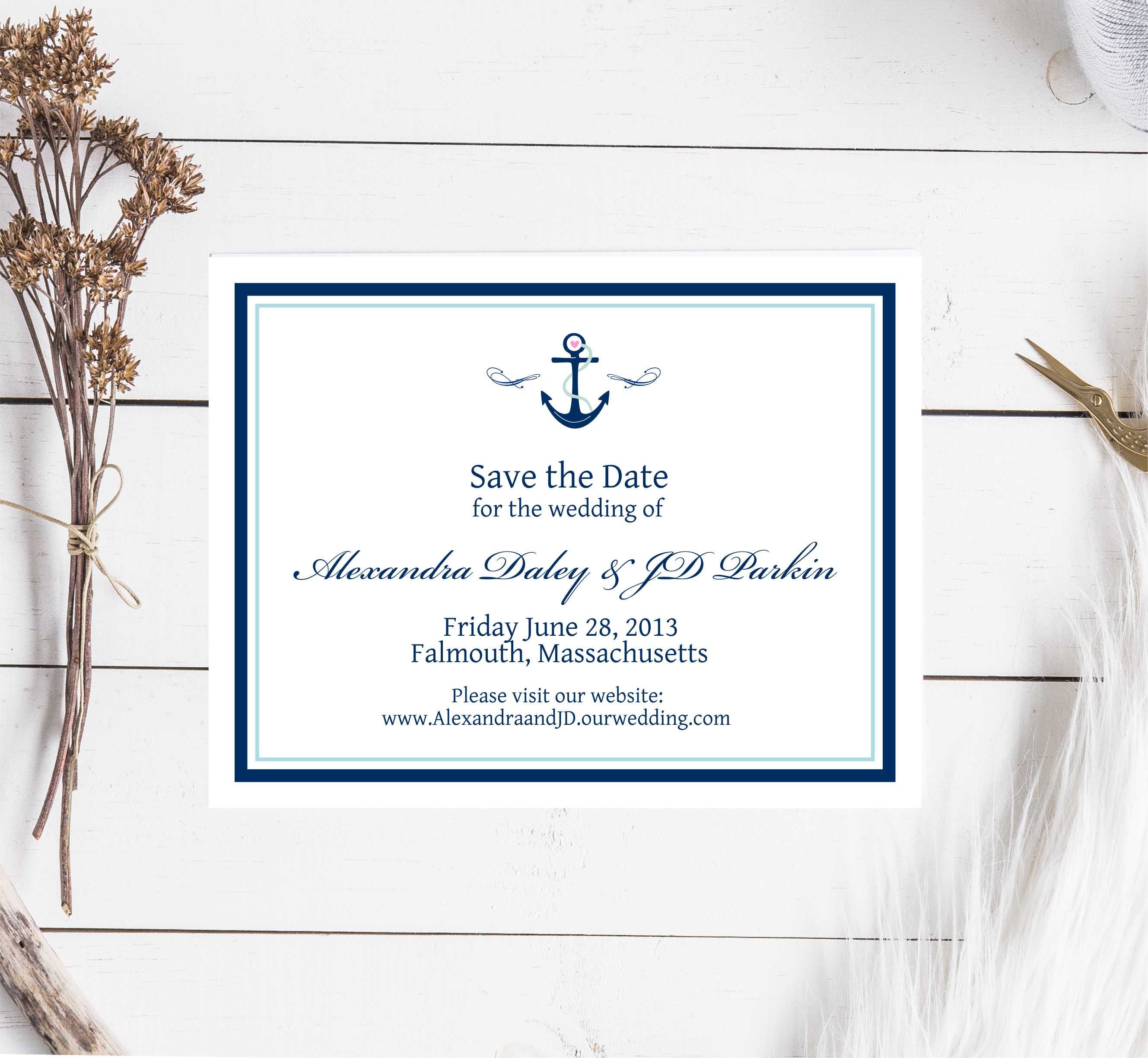 Paper & Party Supplies Cape save the date cape cod Coastal wedding