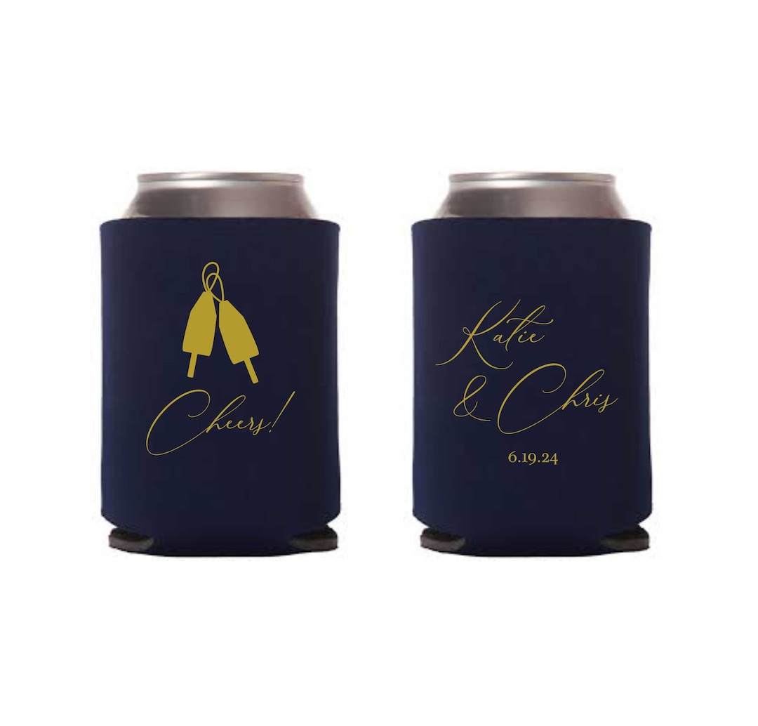 Buoy koozie can cooler wedding favors can coolies beer can etsy