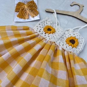 Handmade Knit Baby Dress – Soft Cotton Toddler Outfit – 1st Birthday Dress – Crochet Girl Dress – Baby Girl Gift – Boho Baby Clothes