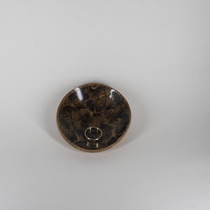 Handcrafted Clay Ring Dish: Small Jewelry Holder