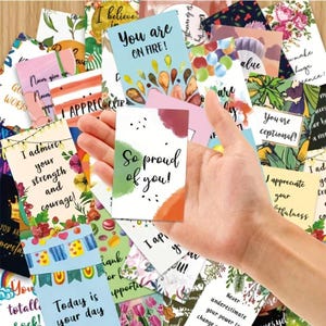 Affirmatiekaarten geestelijke gezondheid – 72 dagelijkse positieve berichten voor angstverlichting en zelfliefde | Mindfulnesscadeau voor vrouwen of tieners