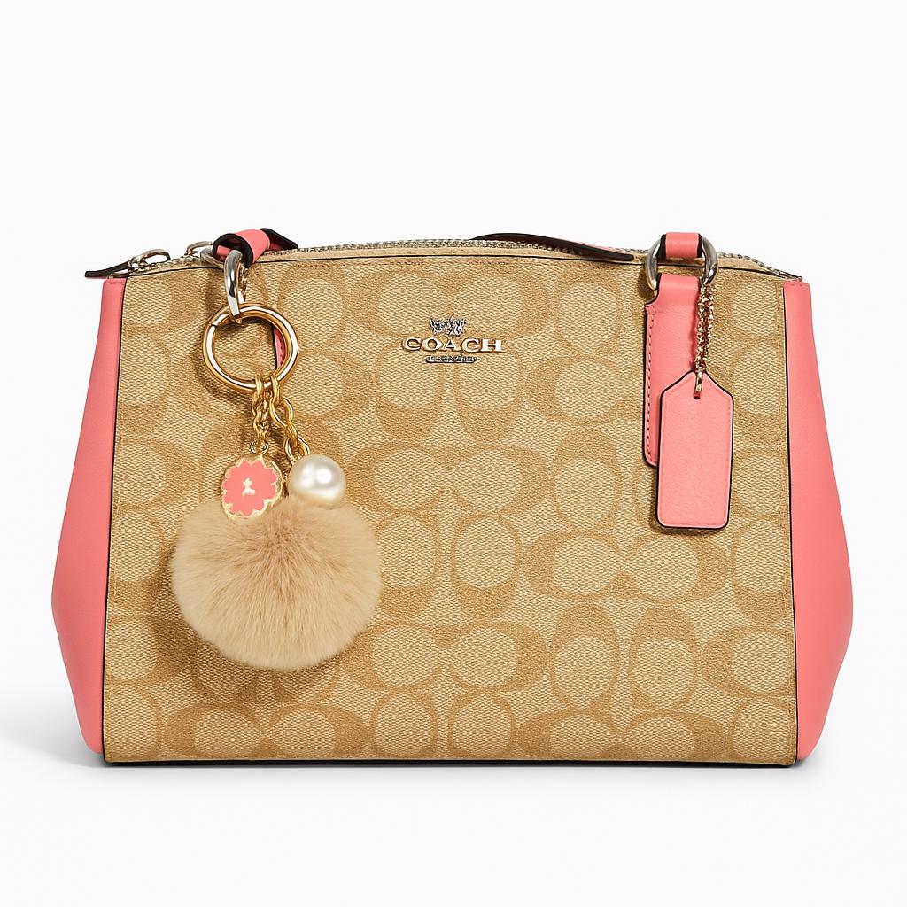 Bouquet Etta Carryall Coach Handbag Coach Etta Carryall With Rose