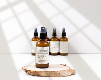 Spray de limoncillo May Chang para habitaciones y ropa de cama, aceite esencial para eliminar olores del hogar (Reino Unido), limpio y no tóxico.