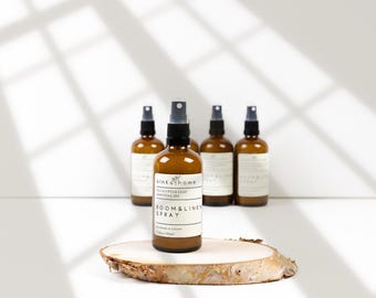 Espray para habitación y ropa de cama hecho a mano, aceite esencial de hoja de eucalipto, Reino Unido