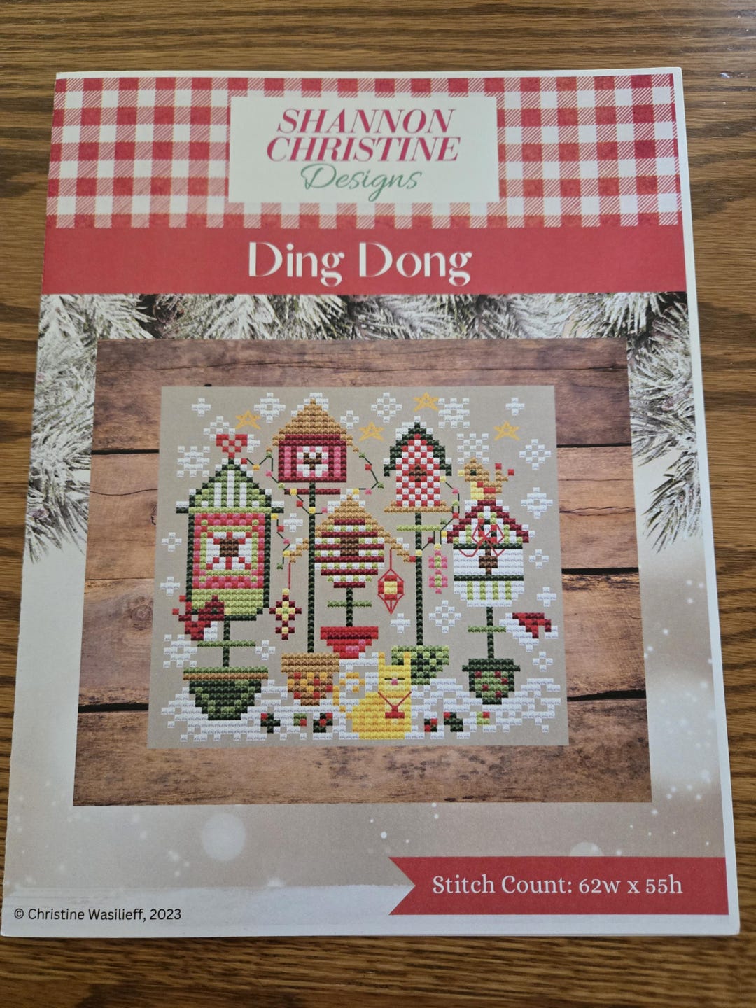 Ding Dong Cross Stitch Pattern - Shannon Christine Designs - Etsy