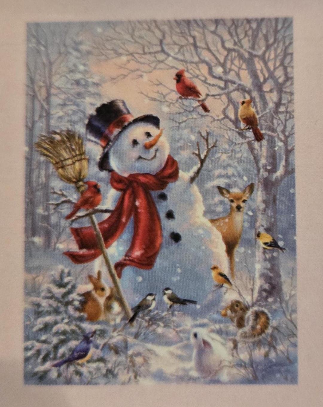 Frosty Forest Friend (DAC-7165-AB) Diamond Painting Kit - Diamond