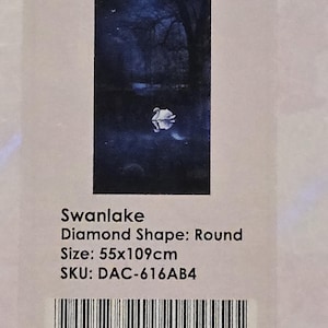 Swanlake Diamond Painting Kit - Diamond Art Club - Etsy