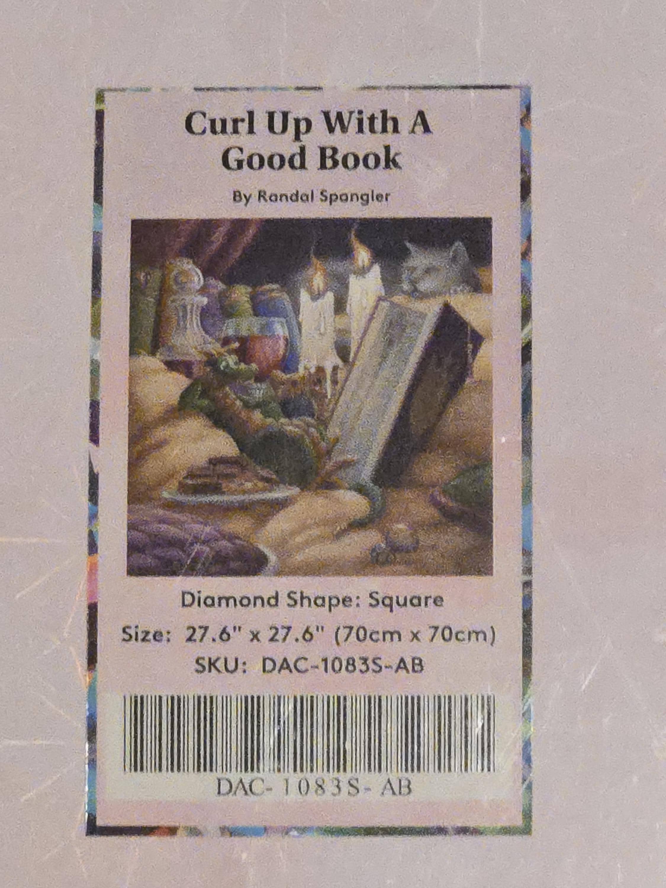 Diamond Art Club - Curl up With A Good Book Diamond Painting Kit