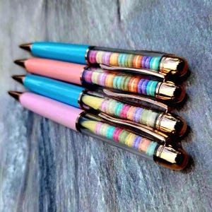 Ice cream float pen Macarons and Ice cream Back to school Unique Cool macaroni or Ice Cream cone pens Black Smooth Inks pen US Seller