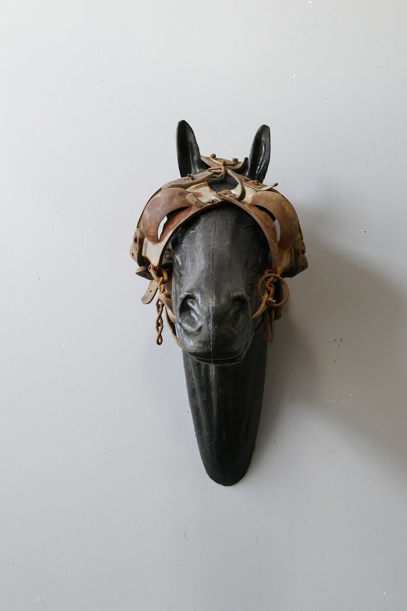 The Blind Leading The Blind Horse Head Blinder Mount antique Etsy