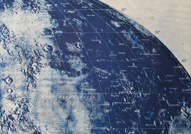 Large Lunar Cyanotype Survey A1