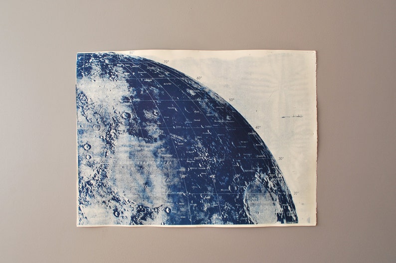 Large Lunar Cyanotype Survey A1