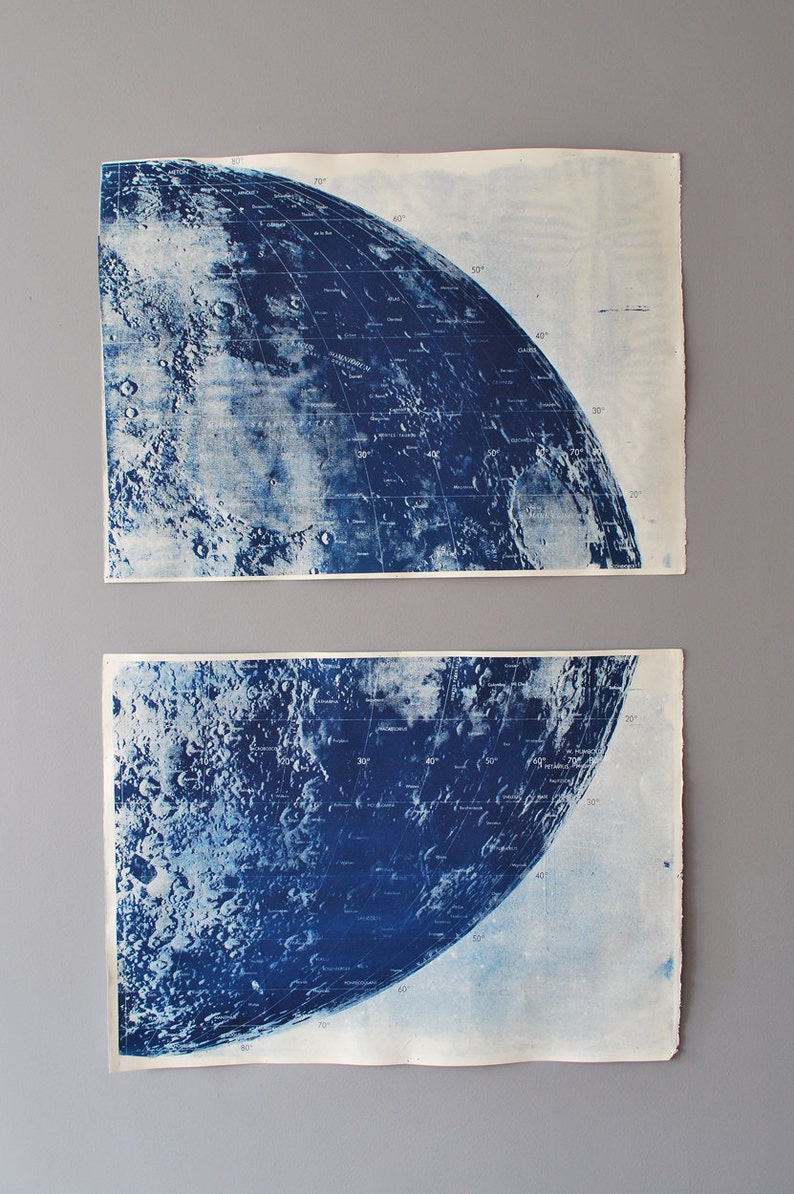 Large Lunar Cyanotype Survey A1