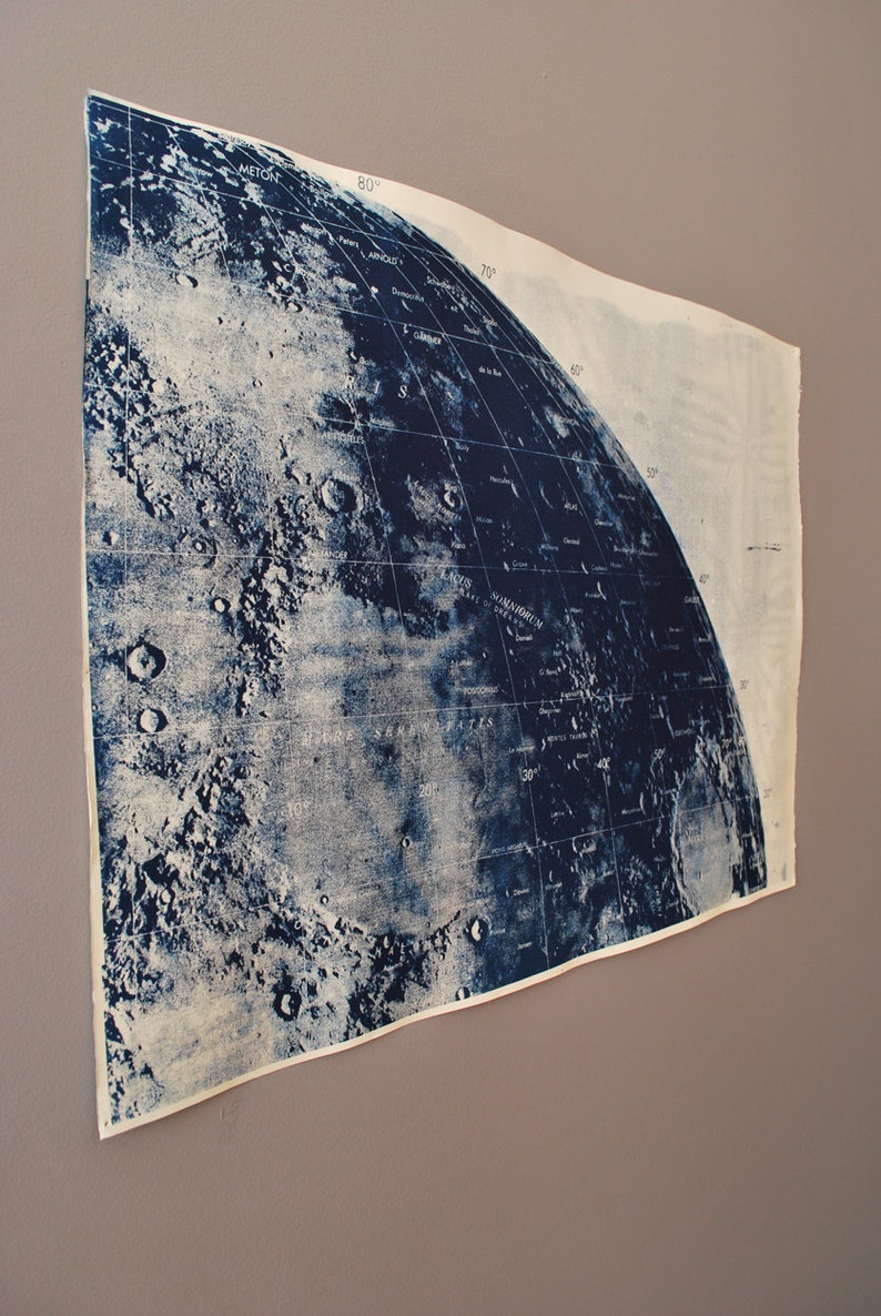 Large Lunar Cyanotype Survey A1