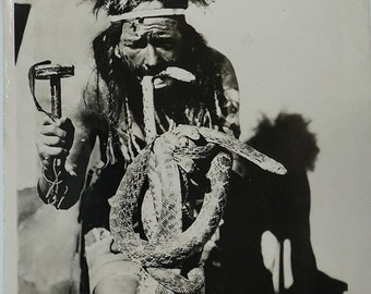 Hopi Indian Snake Dance C.1945 Vintage Press Photo